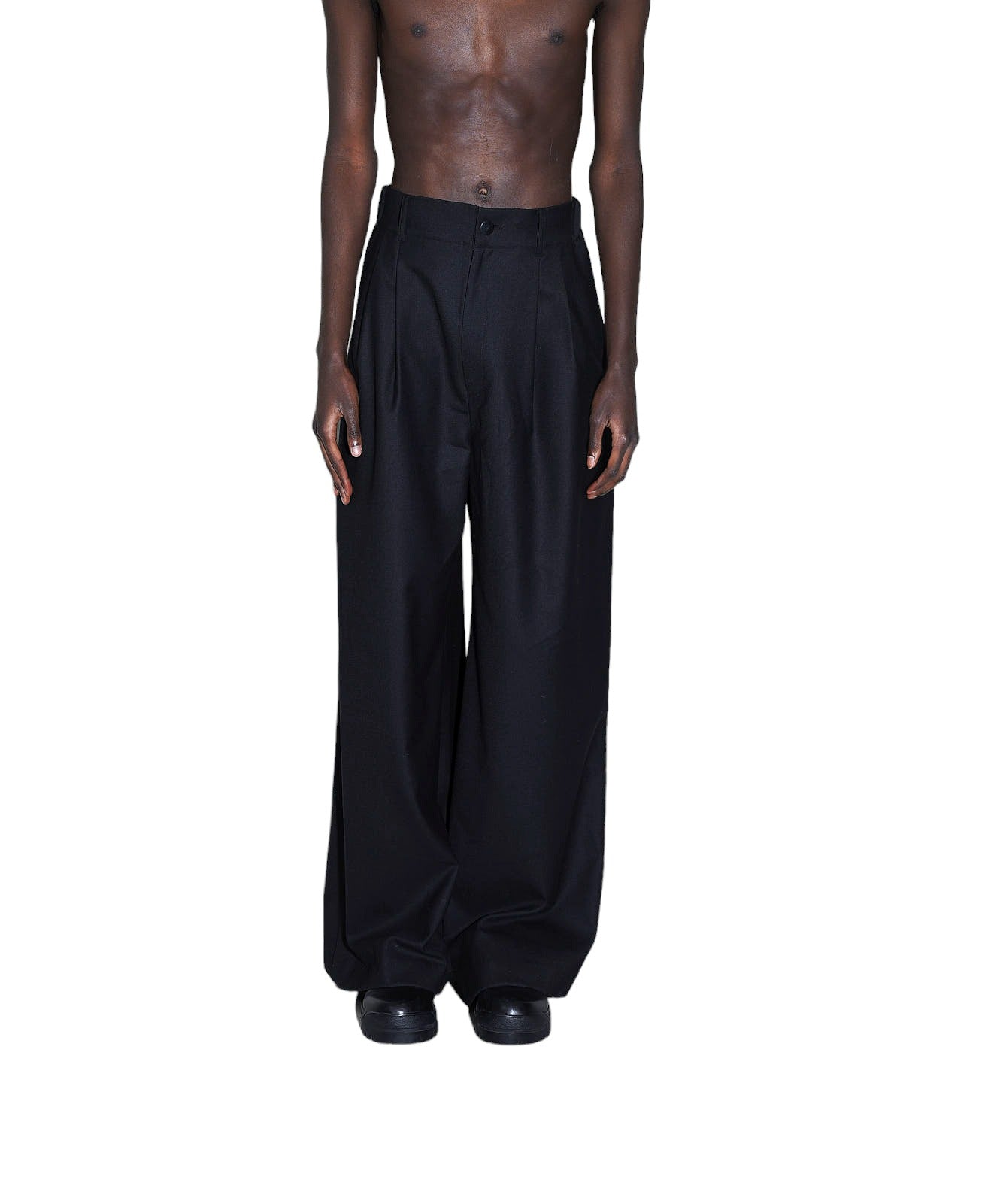 【Sustainable Saxony】Wide 2tuck Slacks Pants